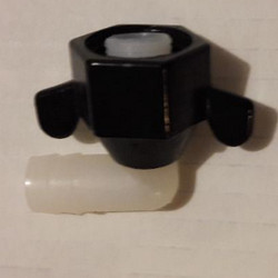 38x38 Shurflo 244-3916 .375 Inch Barb Elbow x .50 Inch NPTF Swivel (2 pack)