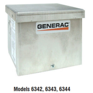 Generac 6343 30 Amp Power Inlet Box, 125/250V, Raintight Aluminum, NEMA L14-30