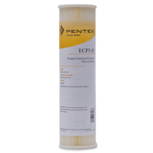 ECP5-10 Pentek ECP5-10 Pleated Cellulose Polyester Cartridges 5 Micron