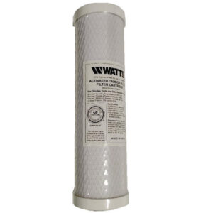 Watts F109009 2.5x10 Inch Activated Carbon Block Cartridge 5 Micron (3 Pack)