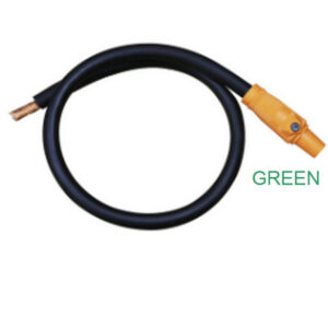 Powertron TBQC40W-BF-50GR Green Connection Cable Female Cam-Lock to Bare End