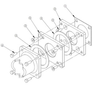 Sterlco 684.89061.00 Pump Adaptor Kit (Mepco / Dunham-Bush)