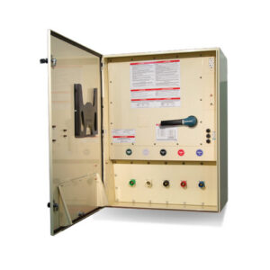 Powertron TBQCM01-LWMS-3P Mild Steel Manual Transfer Switch 100A Nema 3R