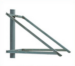 RAC-M120-SD-1 SolarTech Power RAC-M120-SD Dual Module Side Of Pole Mount 4 Inch