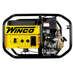 Winco W6010KE-03/B Portable Diesel Electric Generator 6kW 3 PH 120/208v