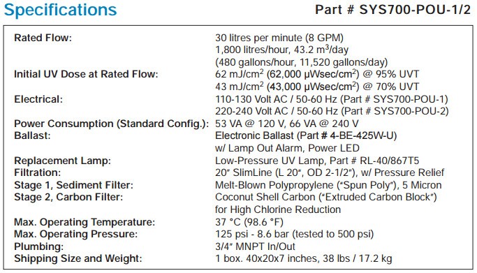 Wyckomar SYS700-POU-1-2