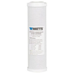 Watts WCBFF20 4.5 x 20 Inch Carbon Filter 5 Micron Coconut