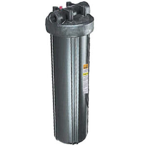 Black-Housing-PR Watts HD4500BB34PR Flowmatic 10" Plastic Filter Housing, 3/4" NPT Ports, Pressure Relief Valve