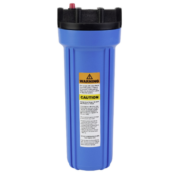 FH4200BLPR Watts FH4200BL34PR Flowmatic 10" Plastic Filter Housing, 3/4" NPT Ports, Pressure Relief Valve