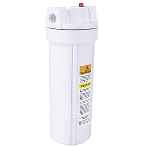 FH4200WW12PR Watts FH4200WW12PR Flowmatic 10" Plastic Filter Housing, 1/2" NPT Ports, Pressure Relief Valve