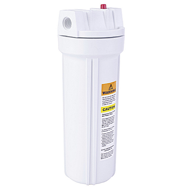 FH4200WW12PR Watts FH4200WW12PR Flowmatic 10" Plastic Filter Housing, 1/2" NPT Ports, Pressure Relief Valve