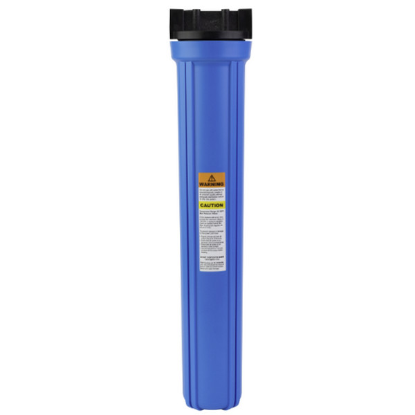 FH7000BL Watts FH7000BL12 Flowmatic 20" Plastic Filter Housing, 1/2" NPT Ports