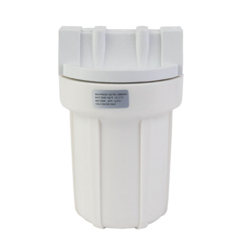 Watts-FH500WW12-Filter-Housing Watts FH500WW12 Flowmatic 5" Plastic Filter Housing, 1/2" NPT Ports
