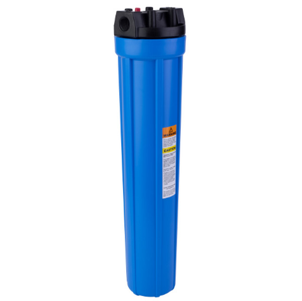 Watts-FH8000BL34PR Watts FH8000BL34PR Flowmatic 20" Plastic Filter Housing, 3/4" NPT Ports, Pressure Relief Valve